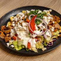 Feta sajtos gyros tál