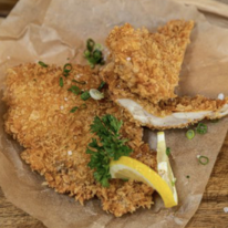 Rántott csirkecombfilé