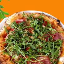 Prosciutto pizza