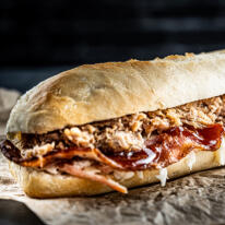 Texas Pulled Pork bagett