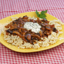 Nagymama gombapörköltje Nagymama gombapörköltje