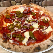 Ungherese forte pizza