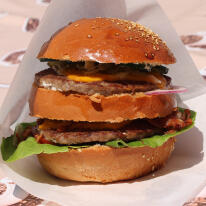 Dupla retro burger Dupla retro burger