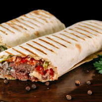 Csirkemájas shawarma 