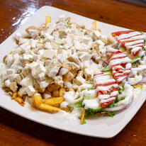 Feta sajtos gyros tál