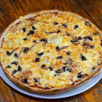 Sonkás-gombás pizza