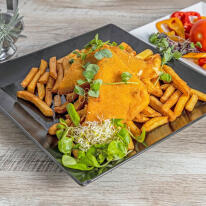 Rántott trappista sajt