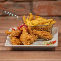 AFC - Avasi Fried Chicken  csirkemellcsík kosár XL