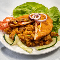 Tüzes rántott csirke