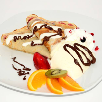 Baracklekváros palacsinta / Peach jam pancake Baracklekváros palacsinta / Peach jam pancake