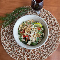 Pad thai ázsiai stílusban