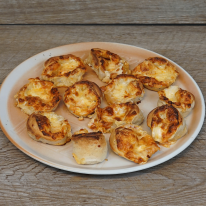 Négysajtos pizzagolyó