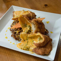 Cheddar sajtos jalapenoval töltött csirkemell