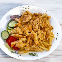 Gyros tál csirkemellből