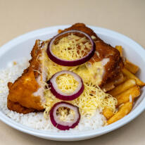 Tiszamenti rántott sertéskaraj