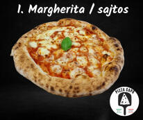 1. Margherita - Sajtos pizza