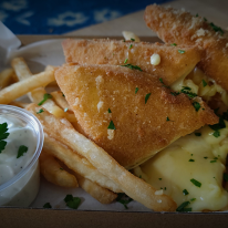 Rántott trappista sajt